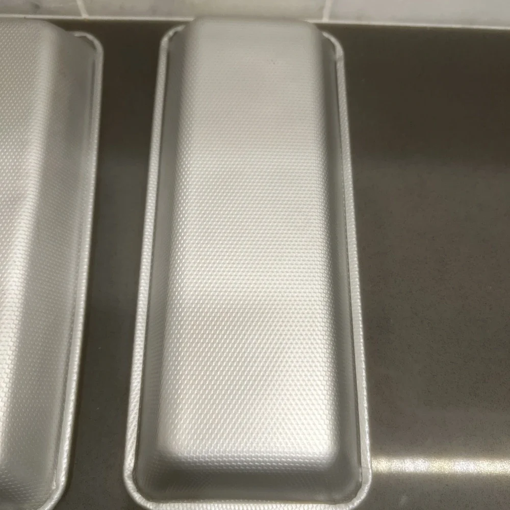 Vintage Set Aluminum Metal Ice Cube Trays 14 Cubes w/Plastic Insert 2 Trays Lot